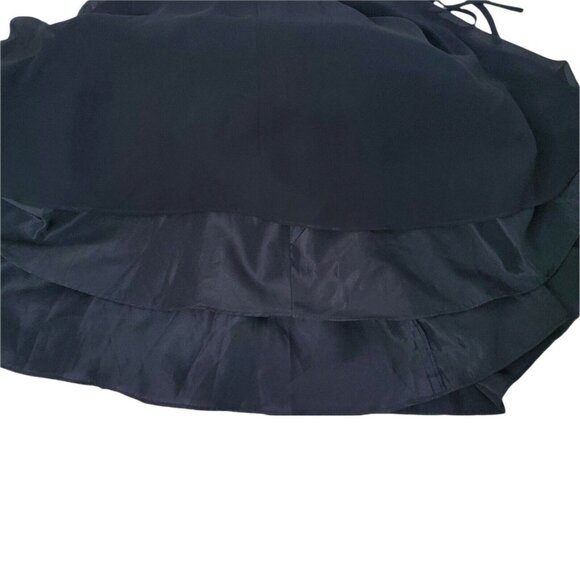 Chic Black Backless Lace Dress - Picture 10 of 12